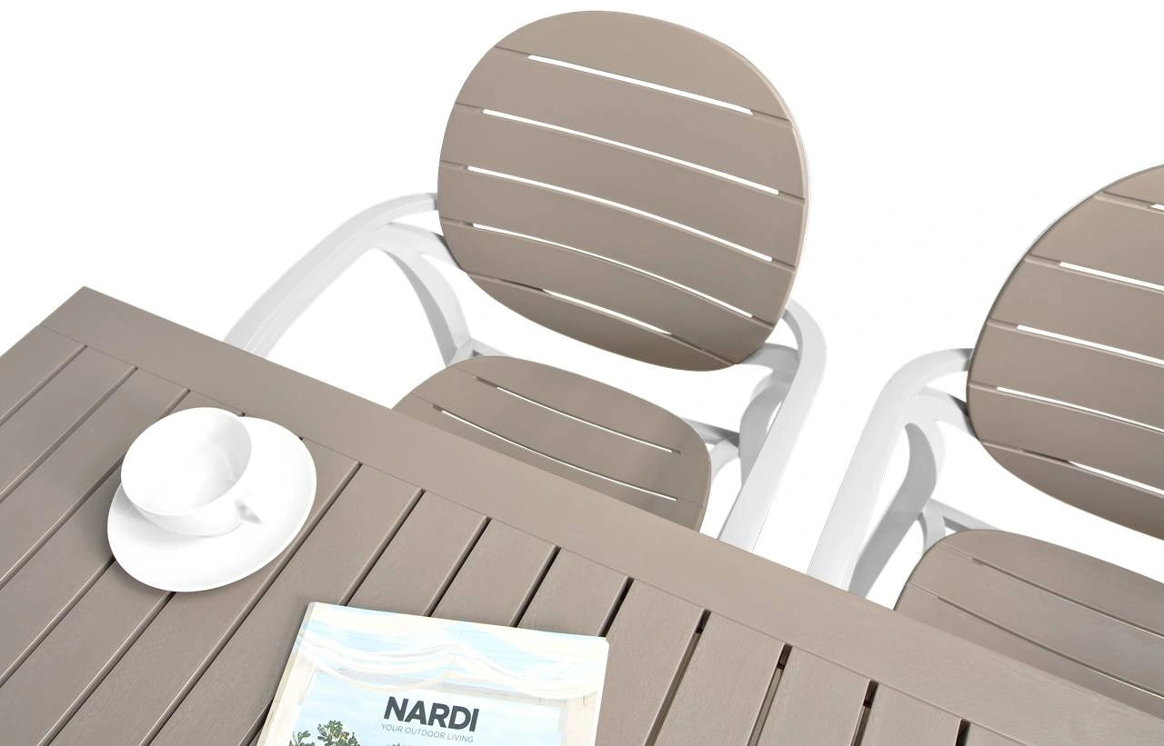 Comedor Palma - Cube Tortora/Bianco by Nardi