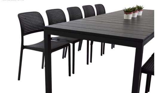 Comedor Bora - Rio Antracite by Nardi