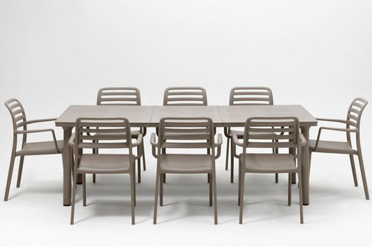 Comedor para exterior Costa - Libeccio tortora by Nardi