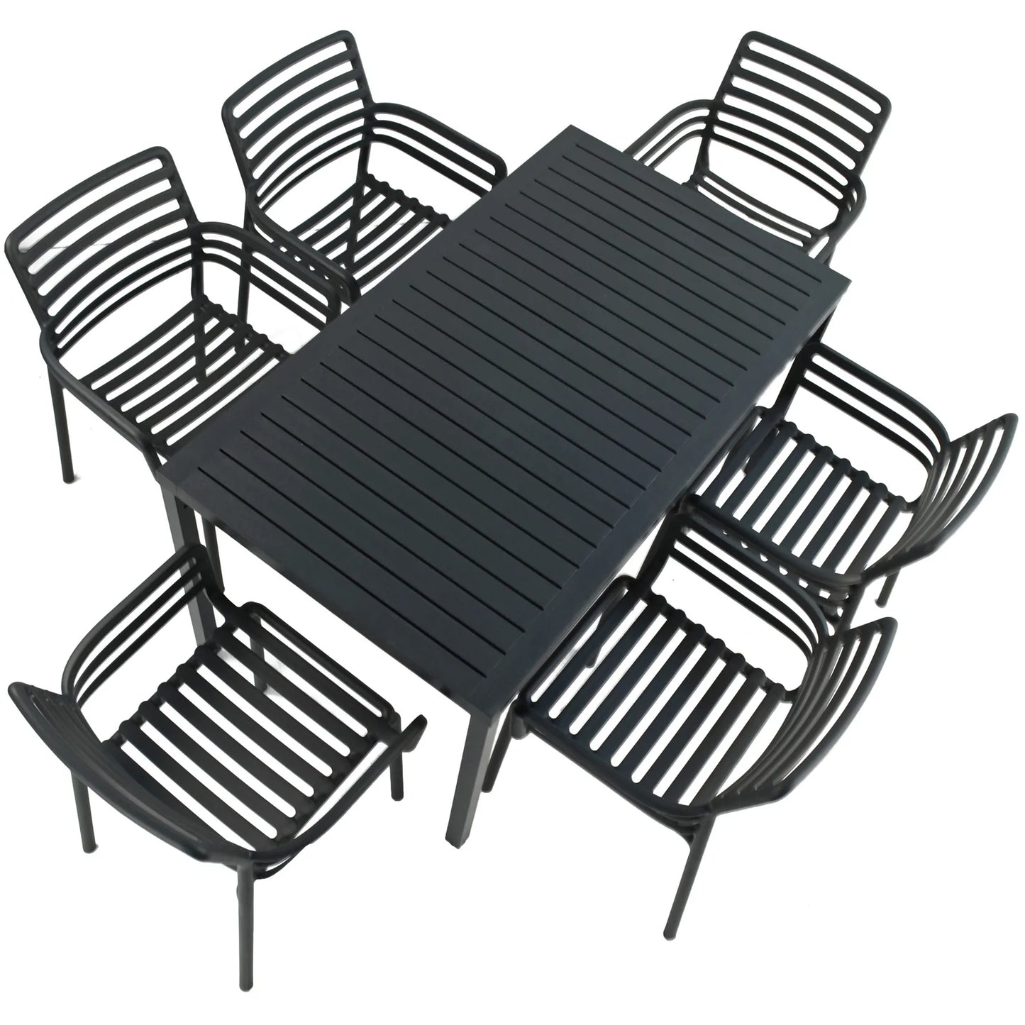 Comedor Doga - Cube Antracite by Nardi