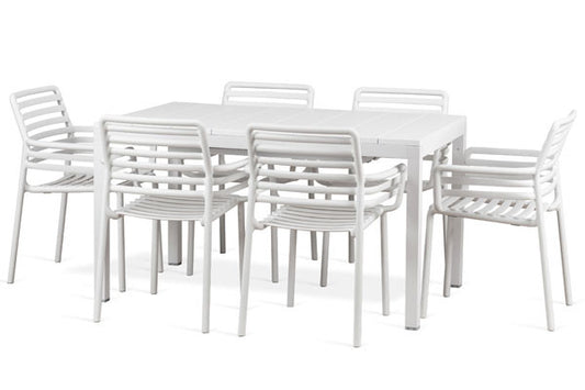 Comedor para exterior Doga - Bianco by Nardi