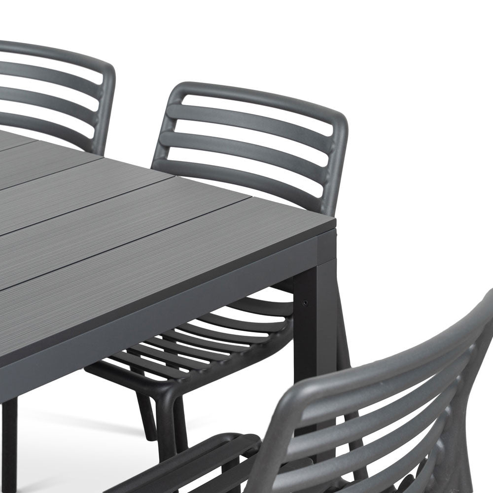 Comedor para exterior Doga - Antracite by Nardi