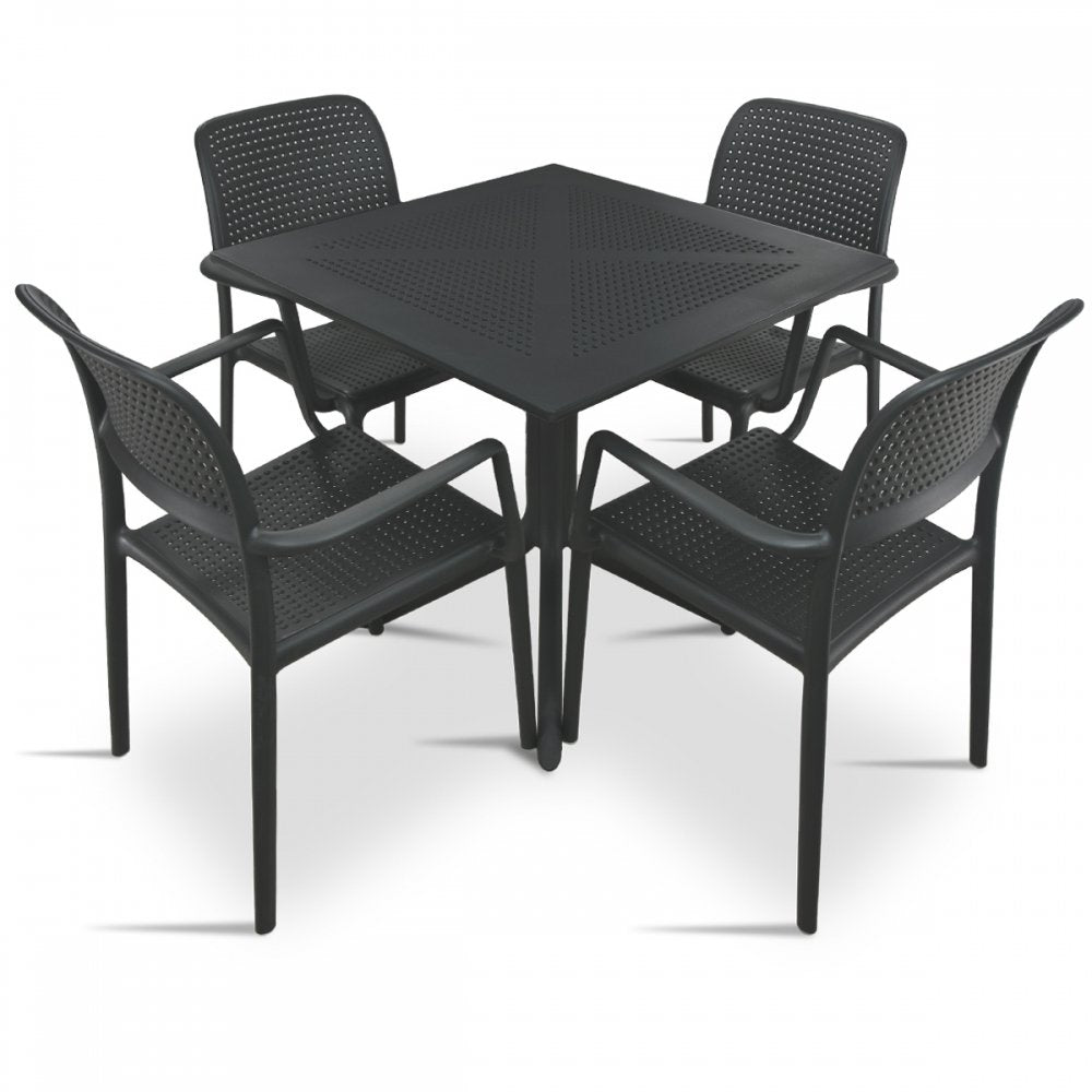 Comedor Bora Antracite by Nardi