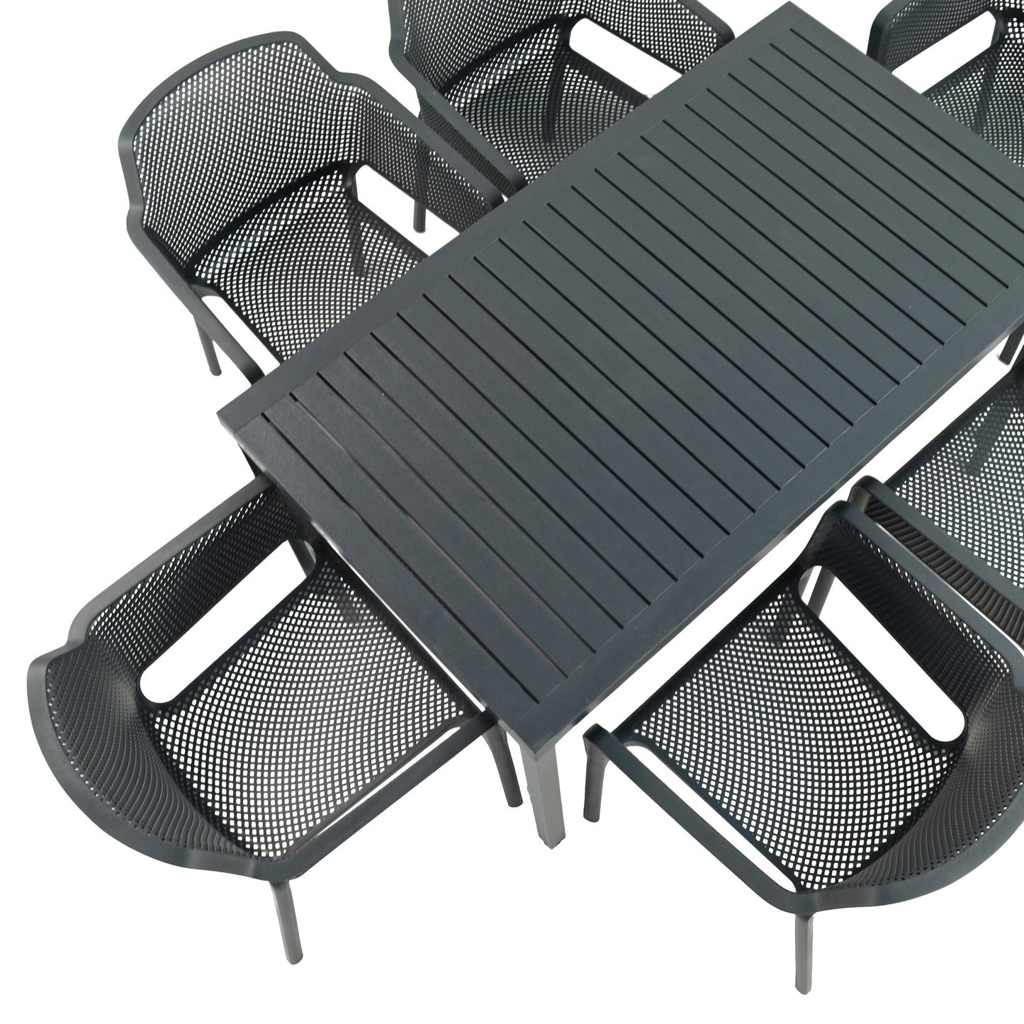 Comedor para exterior Net - Cube antracite by Nardi