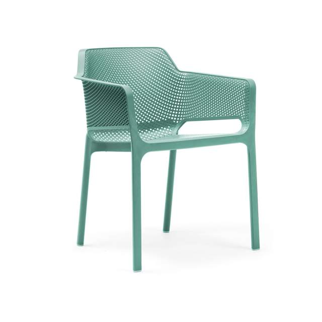 Sillas para exterior nardi net turquesa