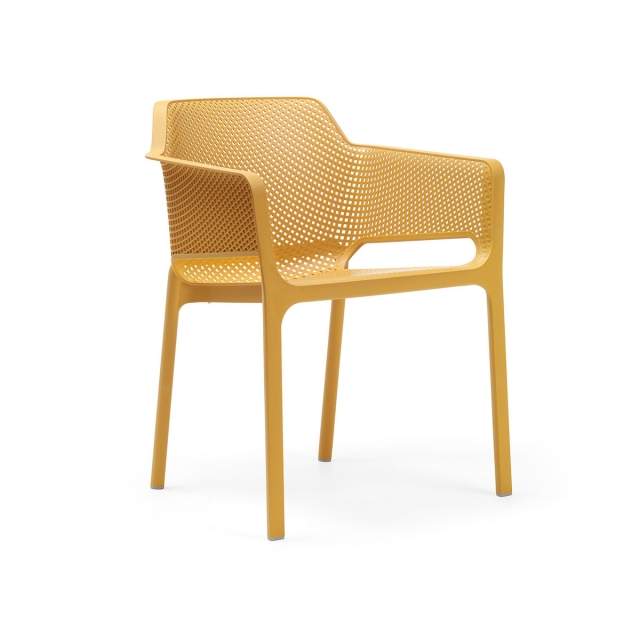Sillas para exterior nardi net mostaza