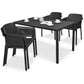 Comedor para exterior Net - Cube antracite by Nardi