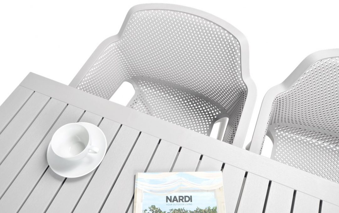 Comedor para exterior Net - Cube bianco by Nardi