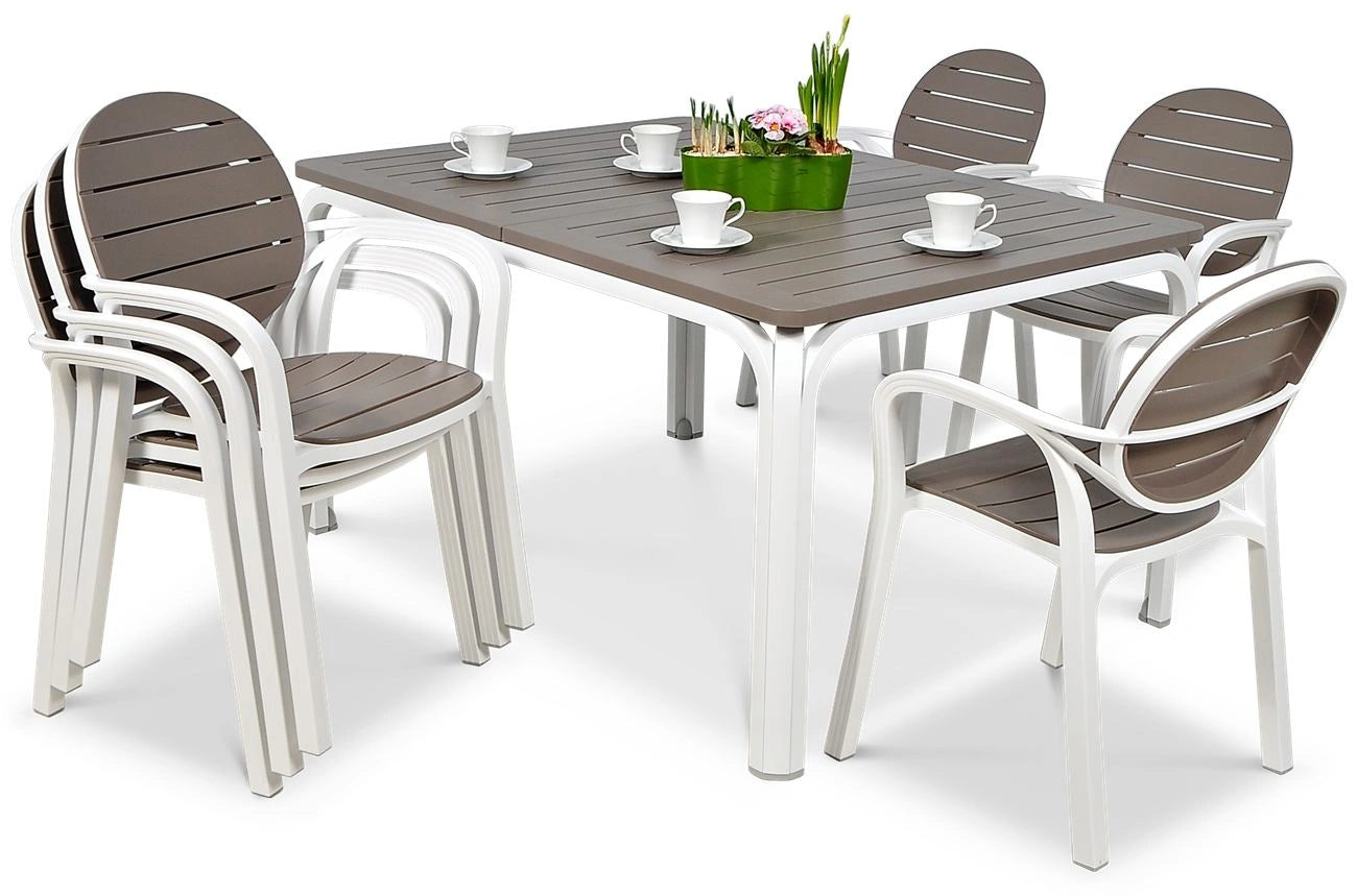 Comedor Alloro - Palma Tortora/Bianco by Nardi