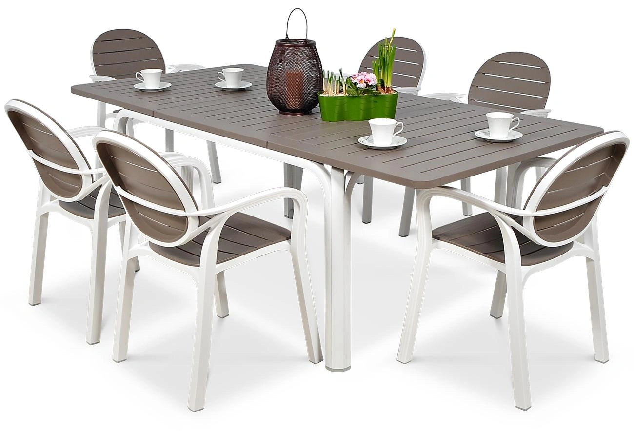 Comedor Alloro - Palma Tortora/Bianco by Nardi