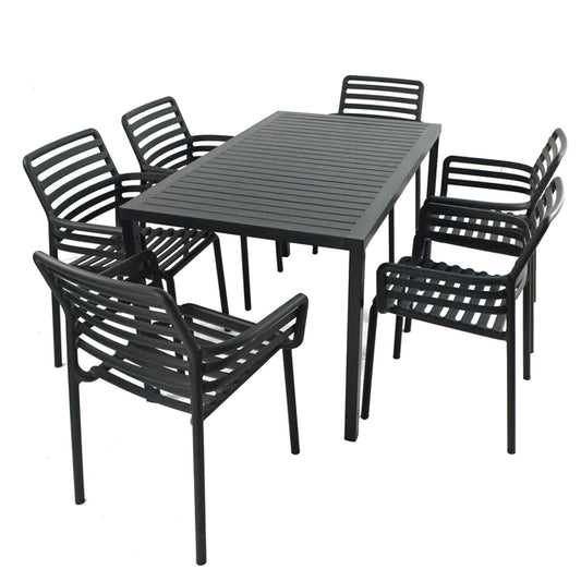 Comedor Doga - Cube Antracite by Nardi