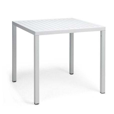 Comedor para exterior Net - Cube 80 bianco by Nardi