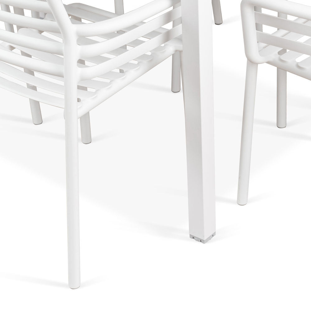 Comedor para exterior Doga - Bianco  by Nardi