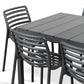 Comedor para exterior Doga - Antracite by Nardi