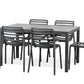 Comedor para exterior Doga - Antracite by Nardi