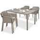 Comedor para exterior Net - Cube Tortora by Nardi