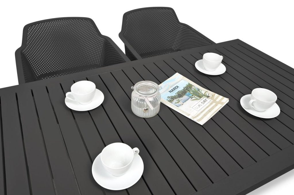 Comedor para exterior Net - Cube antracite by Nardi