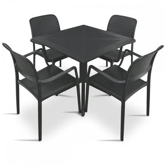 Comedor Bora Antracite by Nardi