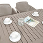 Comedor para exterior Net - Cube Tortora by Nardi