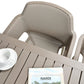 Comedor para exterior Net - Cube Tortora by Nardi